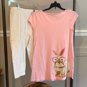 Tunic & cropped leggings